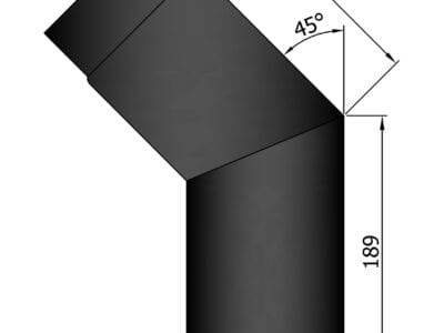 Bøjning 45gr. ø120mm