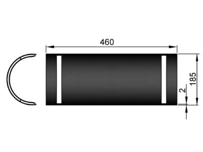 Varmeskjold 1 lags til 150mm