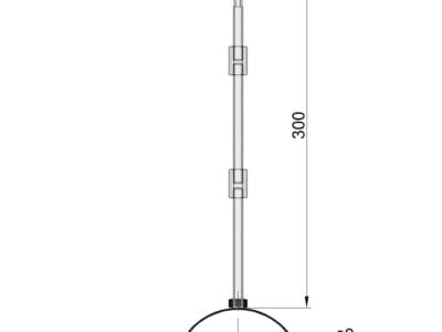 Rørbæring til Røgrør Ø100
