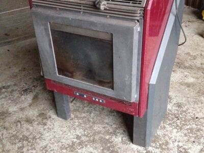 Glas til låge i pilleovn, Eco Fiamma