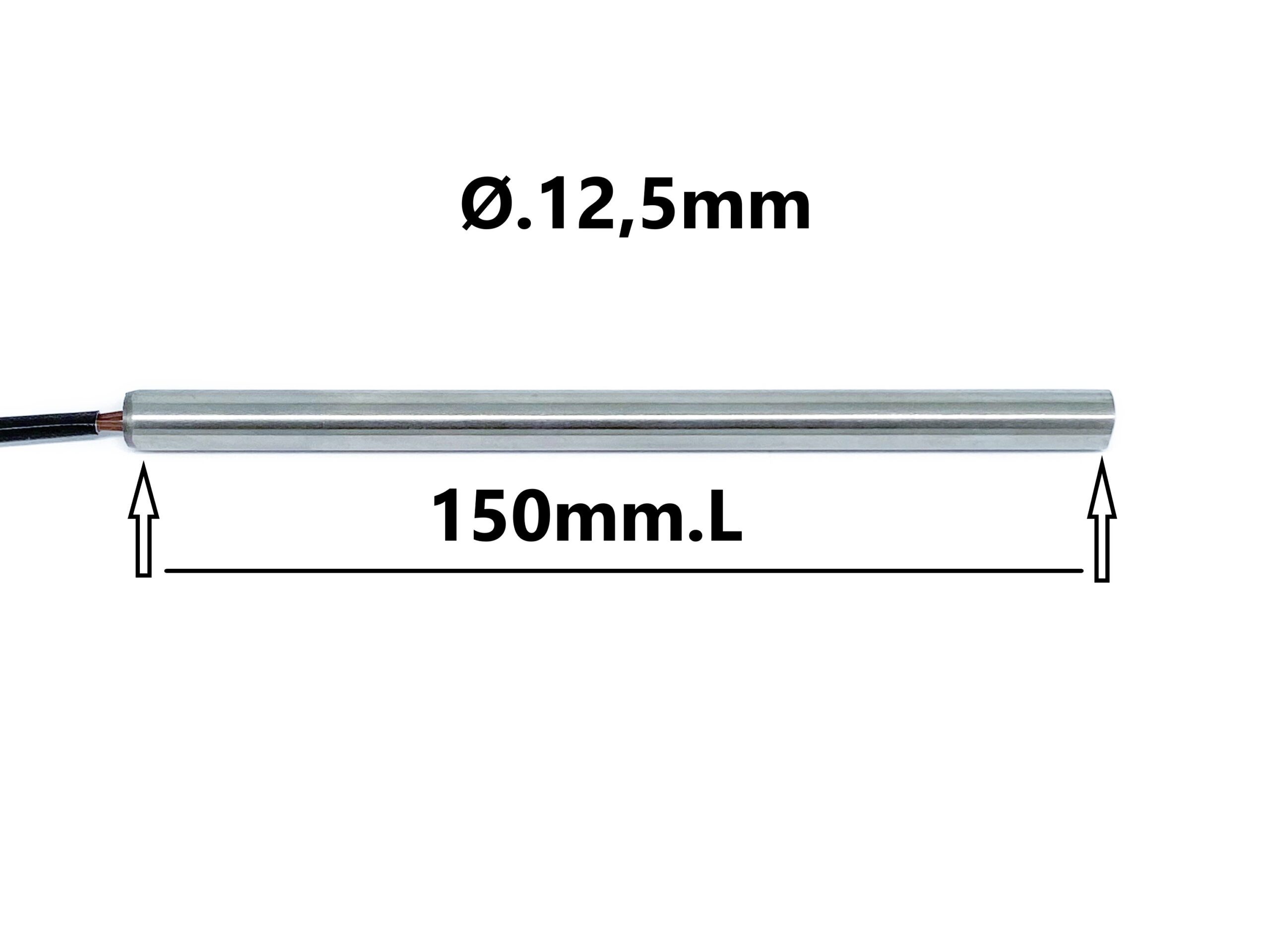 Glat ø12.5 150mm