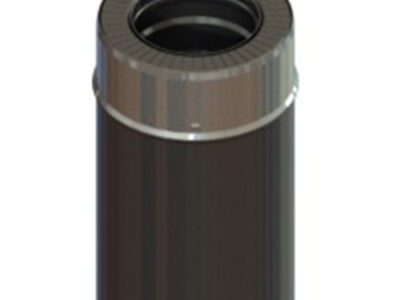 Lige rør 1000mm 3" 80mm Slim.