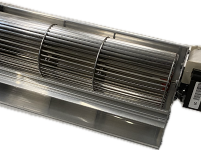 Ventilator til pilleovn - Længde 300 mm - diameter 80mm