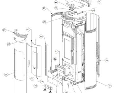 Sideplade til AMIKA i Hvid