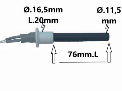 Gløderør, keramisk, 300 W til MCZ-RED