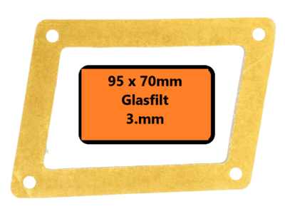 Pakning 95 x 70mm Filt x 3mm