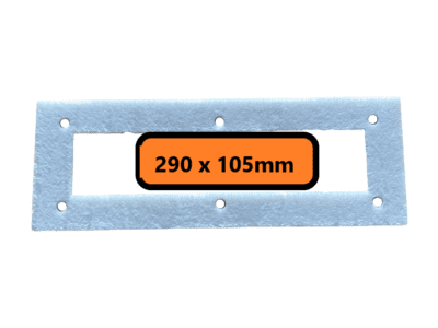 Pakning 290 x 105mm Filt x 3mm