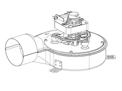 Røggas motor til Extraflame Ketty