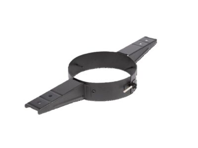 Stål skorsten 6" 150mm Spændebånd med styr arm