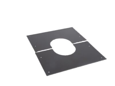 Stål skorsten 150mm loft plade firkant 0-30g